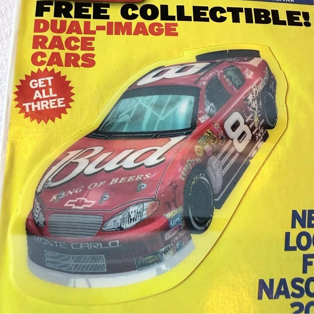 Vintage NASCAR bundle of four collectible TV Guides- collectors editions